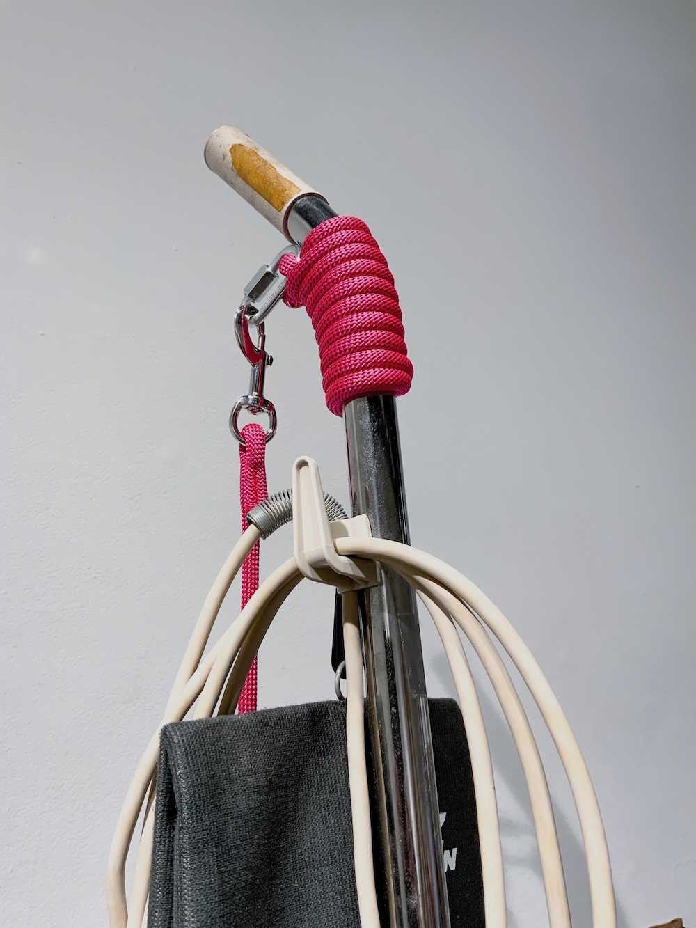 A detailed shot of EZ KLEEN PC, a vacuum cleaner computer built by Doug MacDowell